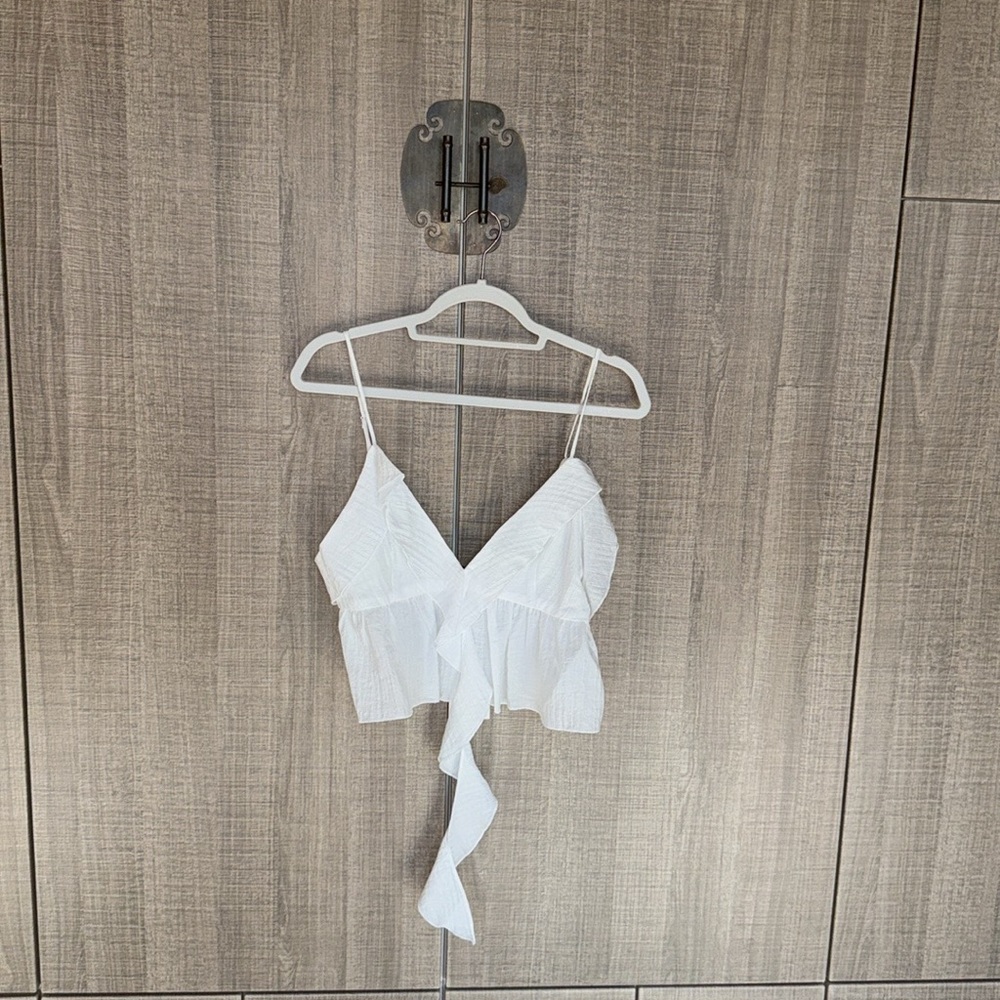 Zara Textured Ruffled Top - Picture 16 of 16